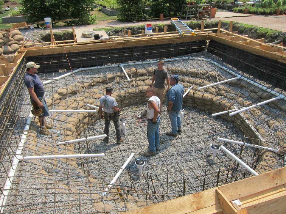 Пруд из бетона — практические советы